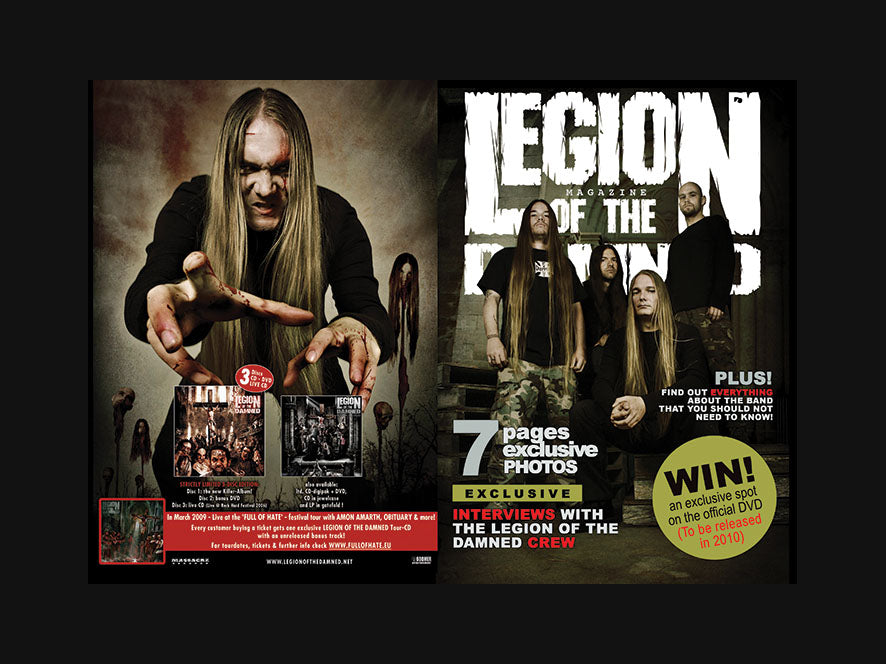 Legion of the damned MAG Promo Magazine 2009