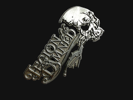 Legion of the damned PIN Logo in Black and Silver