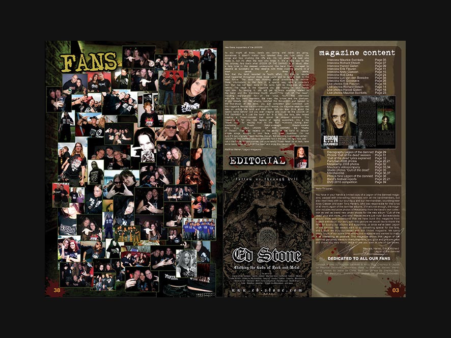 Legion of the damned MAG Promo Magazine 2009
